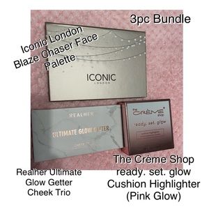 New! 3pc Highlighter Blush Bronzer Bundle